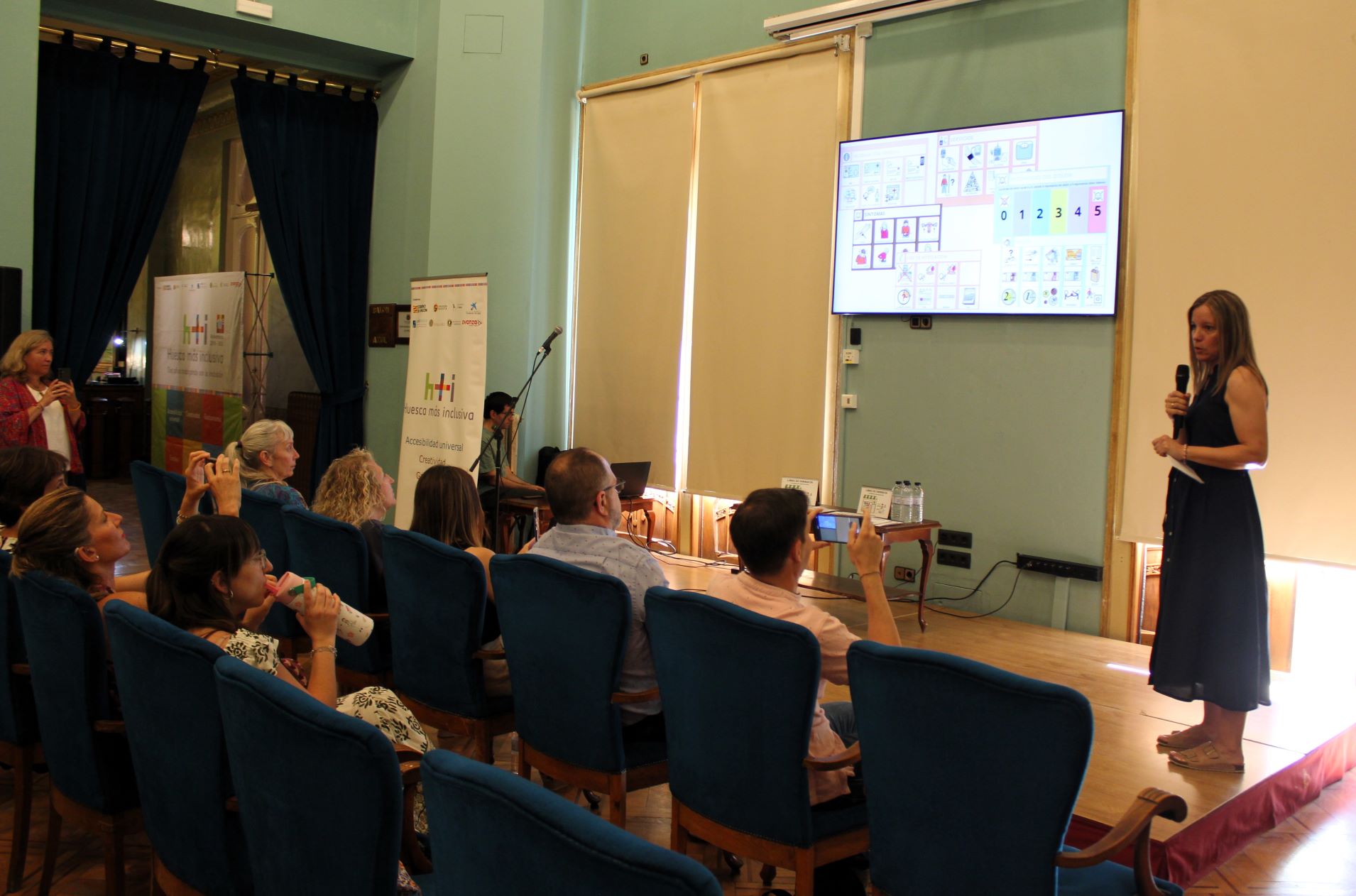 Sara Mejuto ASPACE Huesca en presentación web